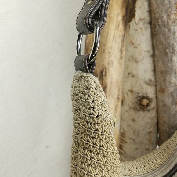 Women's Bohemian crochet short strap, satchel bag - Picture 2 of 14